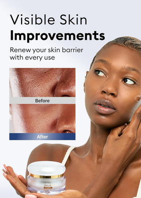 MISSHA cream applied on hand, shows absorbency and immediate plumping effect