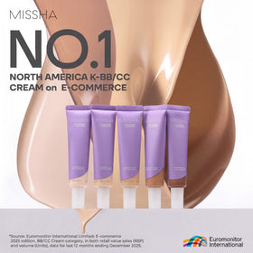 MISSHA texture close-up of silky serum consistency for seamless blending