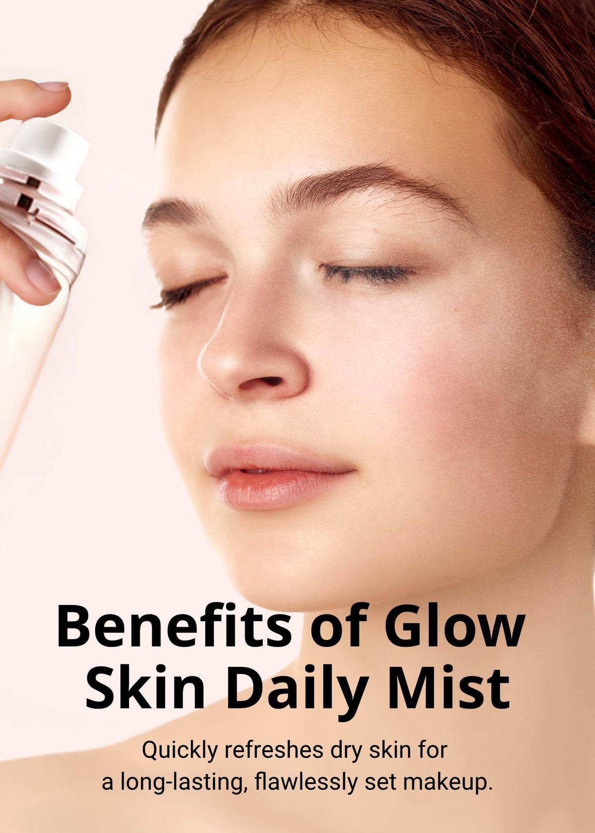 MISSHA bottle inside makeup bag demonstrating portability benefit quick touch-ups