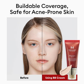 MISSHA label highlighting SPF42 PA+++ for daily sun protection benefit
