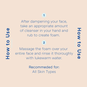 MISSHA foam texture closeup demonstrating gentle lather and softness