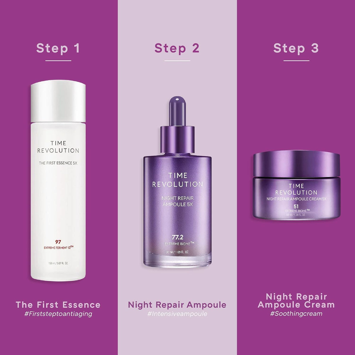 MISSHA applying cream to neck and face for overnight restoration