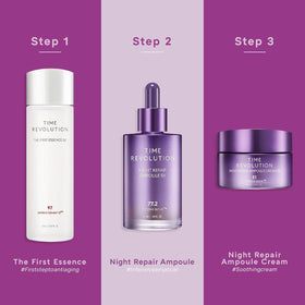 MISSHA applying cream to neck and face for overnight restoration