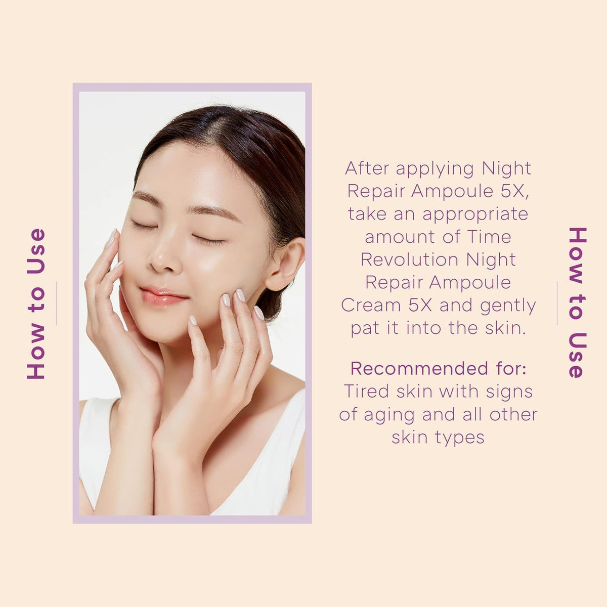 MISSHA cream on fingers demonstrating easy spreadability benefit