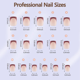 Misssix in-use shot pressing a tip on a nail for fast 15-minute application benefit