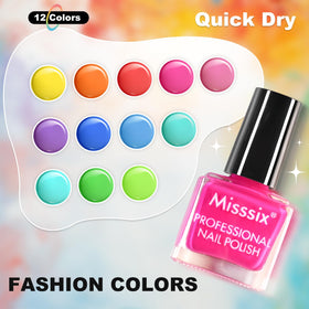 Misssix brush close-up demonstrating smooth strokes for precise, streak-free application