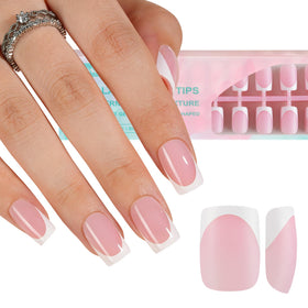 Misssix front packaging showing 160-piece French gel tips and clear benefits