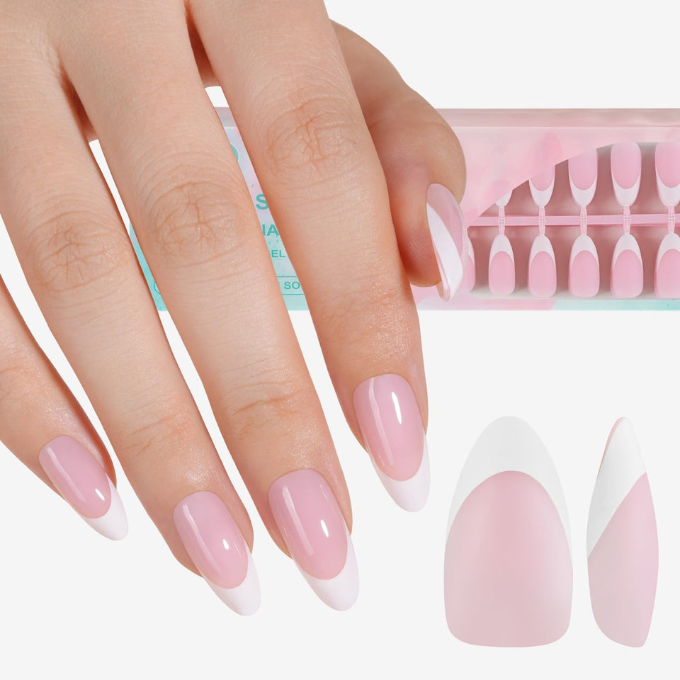 Misssix front packaging showing 150-piece French gel tip kit, quick salon result