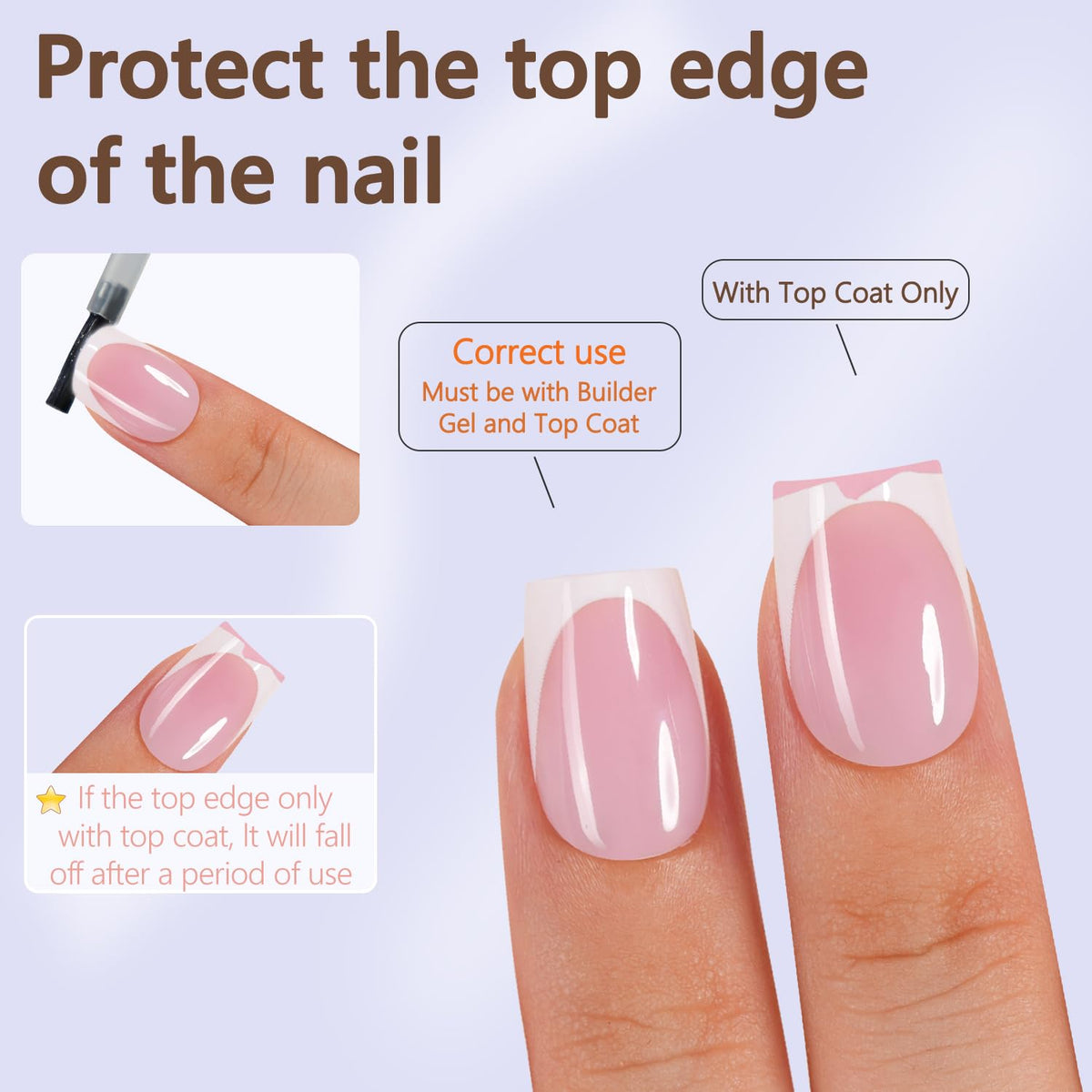 Misssix in-use applying a tip for fast at-home salon results benefit
