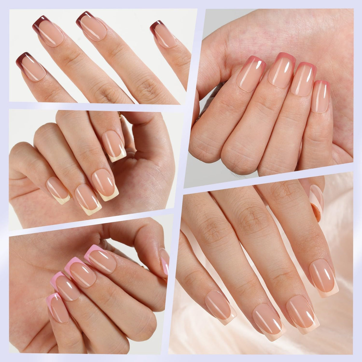 Misssix close-up of inner matte texture for stronger glue adhesion and longer wear