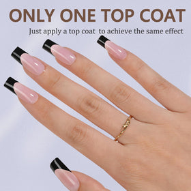 Misssix inner matte texture close-up illustrating frosted back for stronger glue adhesion and longer wear