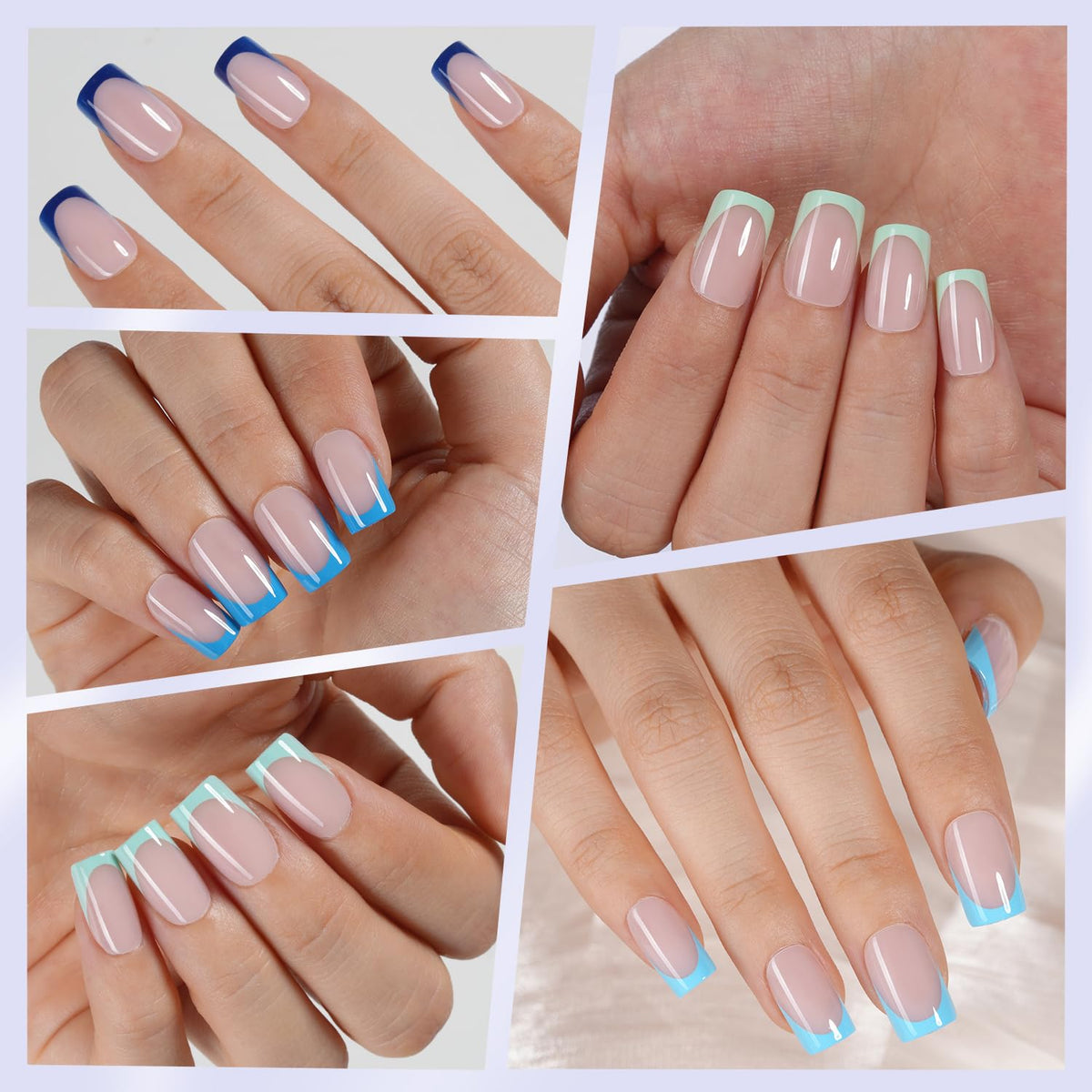 Misssix press-on nails being cured under LED lamp for faster, secure application