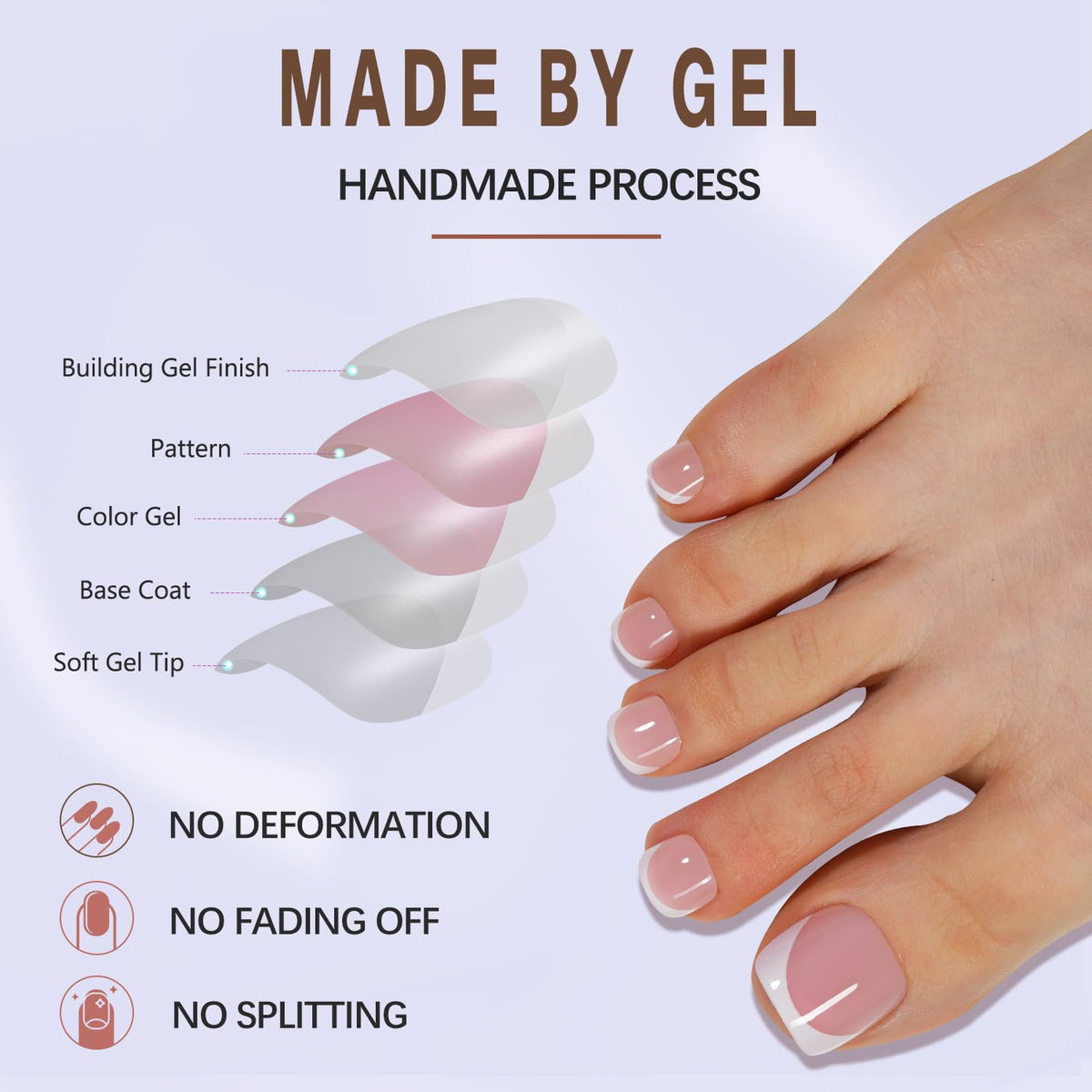 Misssix scale comparison beside toes shows realistic size and coverage