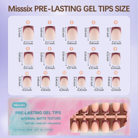 Misssix sizing comparison by a finger to show accurate size matching