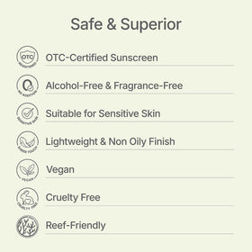 Mistine zinc oxide representation emphasizing mineral sun protection