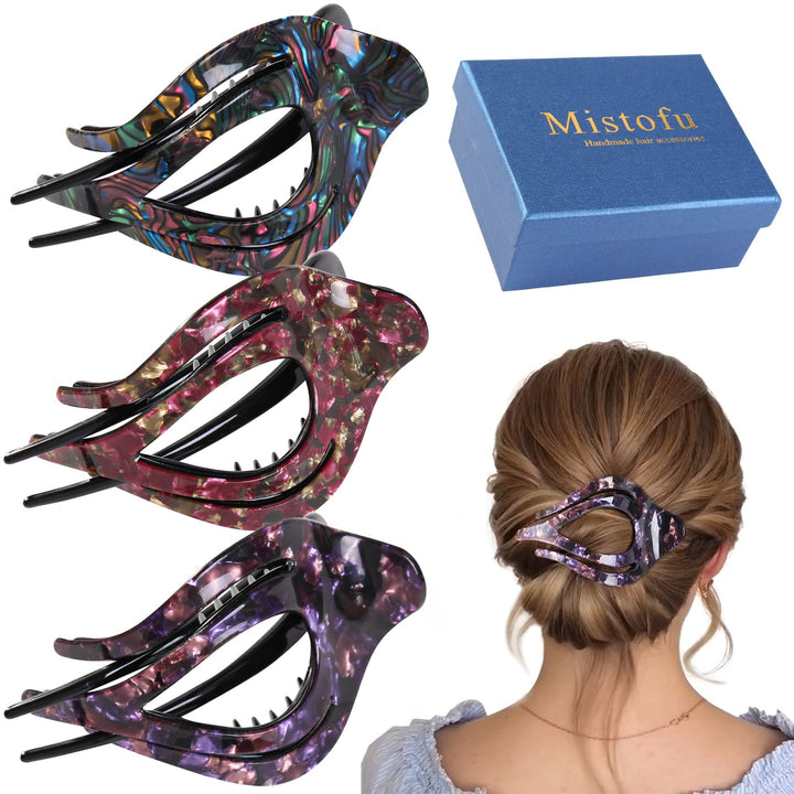 Mistofu front view packaging showing three clips and tidy box, ready as gift