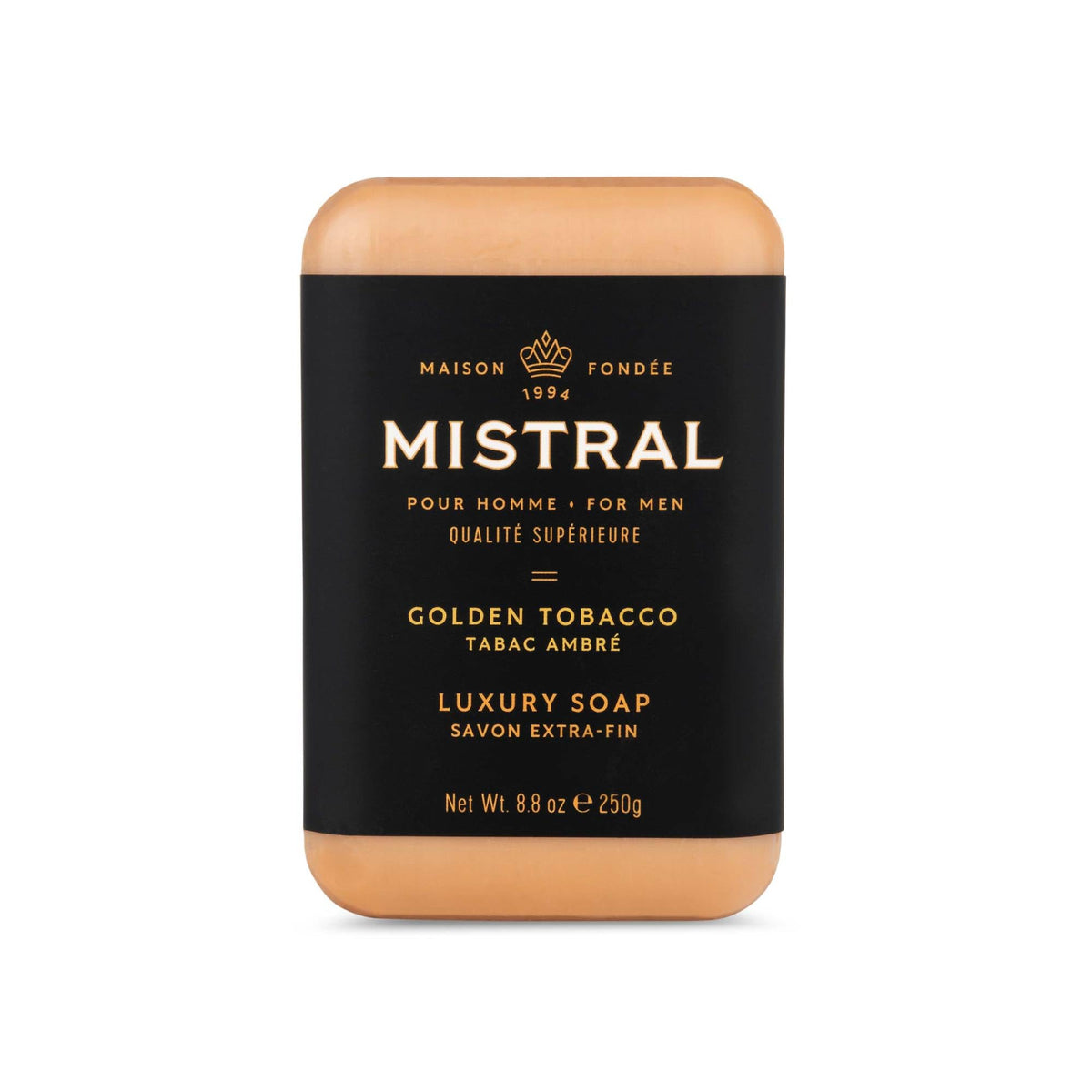 Mistral front packaging showing refined design and clear fragrance name