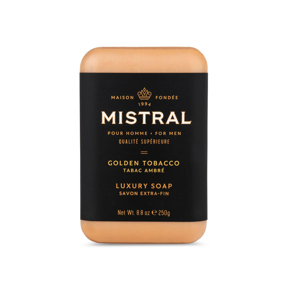 Mistral front packaging showing refined design and clear fragrance name