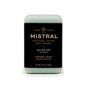 Mistral front packaging showing large 8.8 oz bar and brand benefit