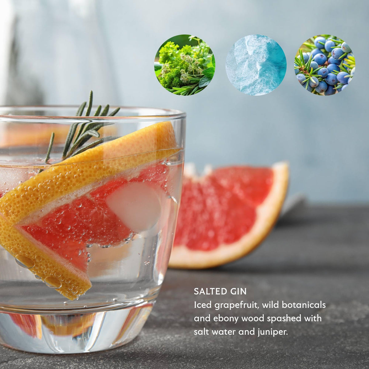 Mistral label showing ingredient highlights and natural formulation