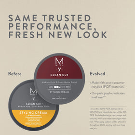 MITCH cream texture closeup illustrating smooth, pliable formula for styling