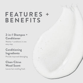 MITCH pour showing gel texture and consistency, visible conditioning benefit