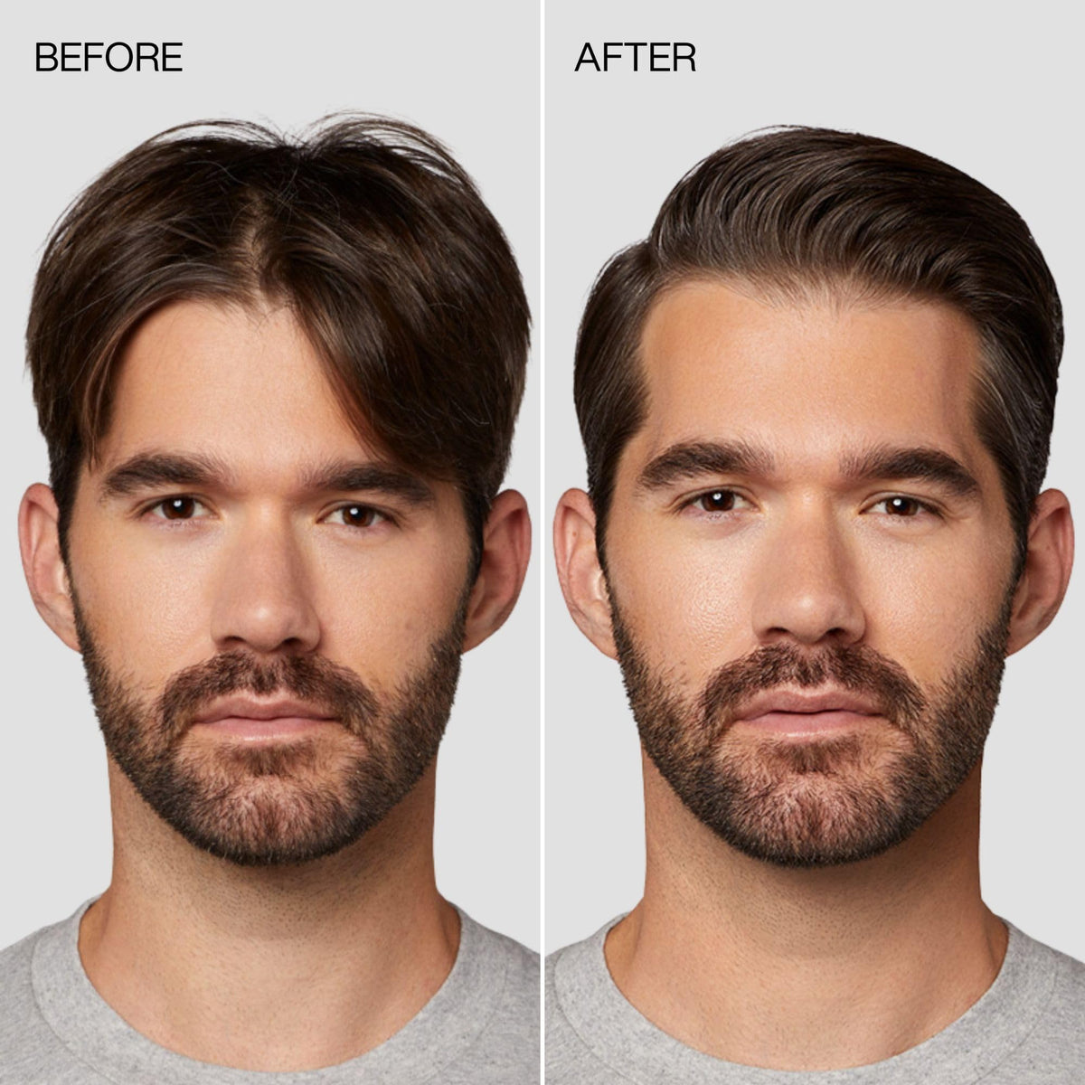 MITCH applying gel to hair for defined style and control