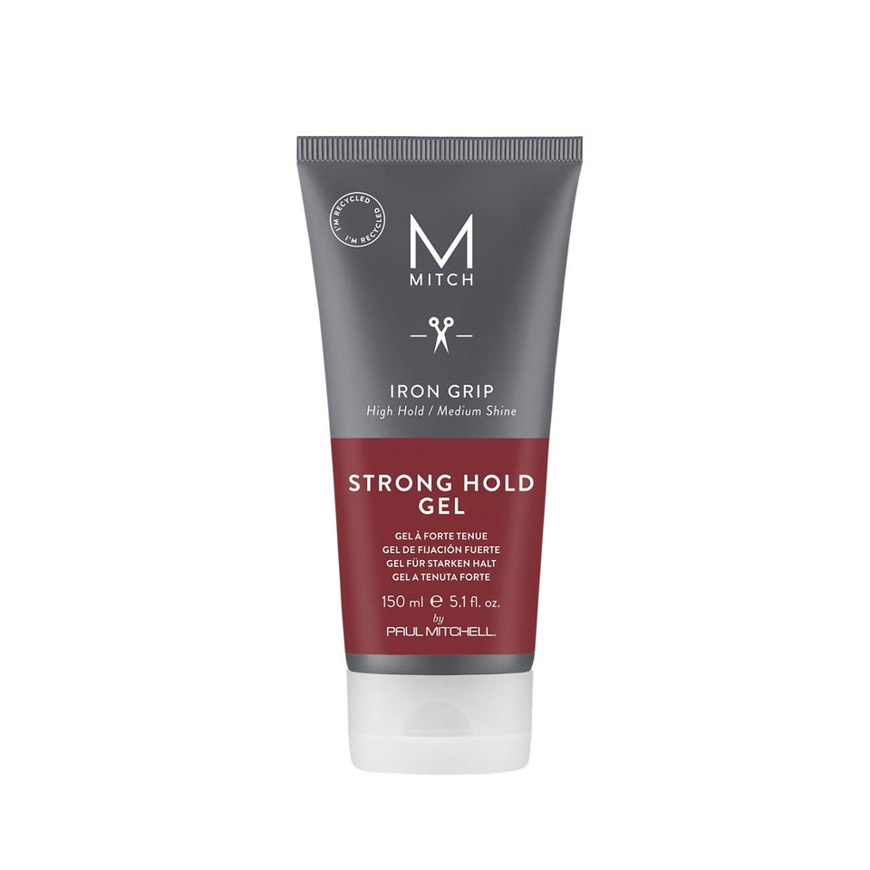 MITCH front packaging showing strong-hold gel and benefits