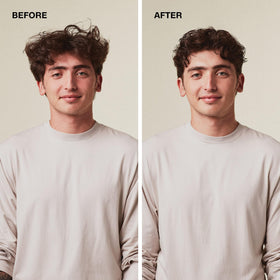 MITCH Matterial styled hair side profile showing textured matte look benefit
