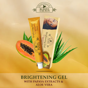 MITCHELL BRANDS papaya cream texture close-up highlighting smooth absorbency