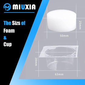 MIUXIA dip cap attached to cartridge showing fast needle wipe benefit