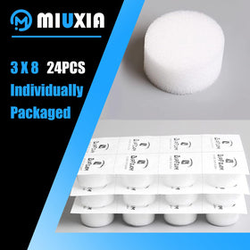 MIUXIA close-up of eco-friendly foam texture protecting needle tips