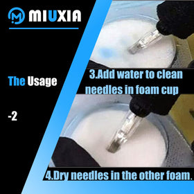 MIUXIA dip cup beside a cartridge for scale ensuring proper fit