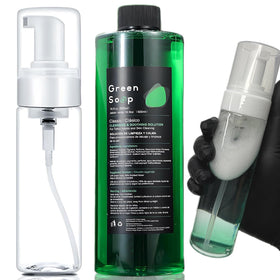 Miuxia front bottle showing concentrate and clear labeling for studio efficiency
