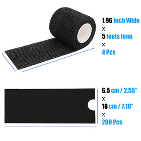 Miuxia grip wrap rolls detail showing breathable, self-adhesive tape