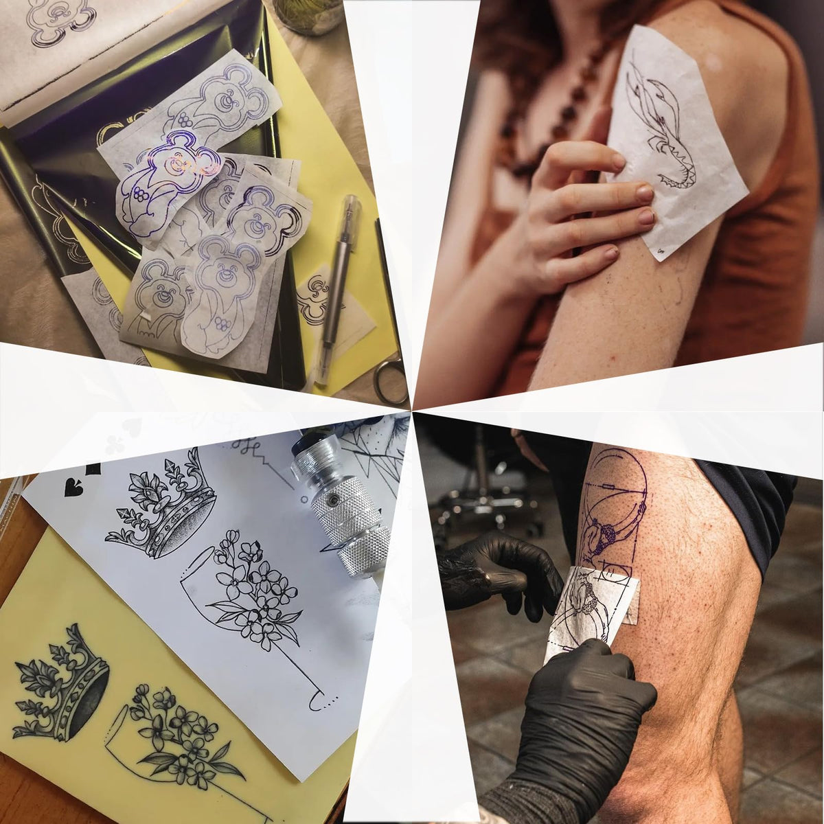 Miuxia printed stencil design ready to apply offering clear, repeatable outlines