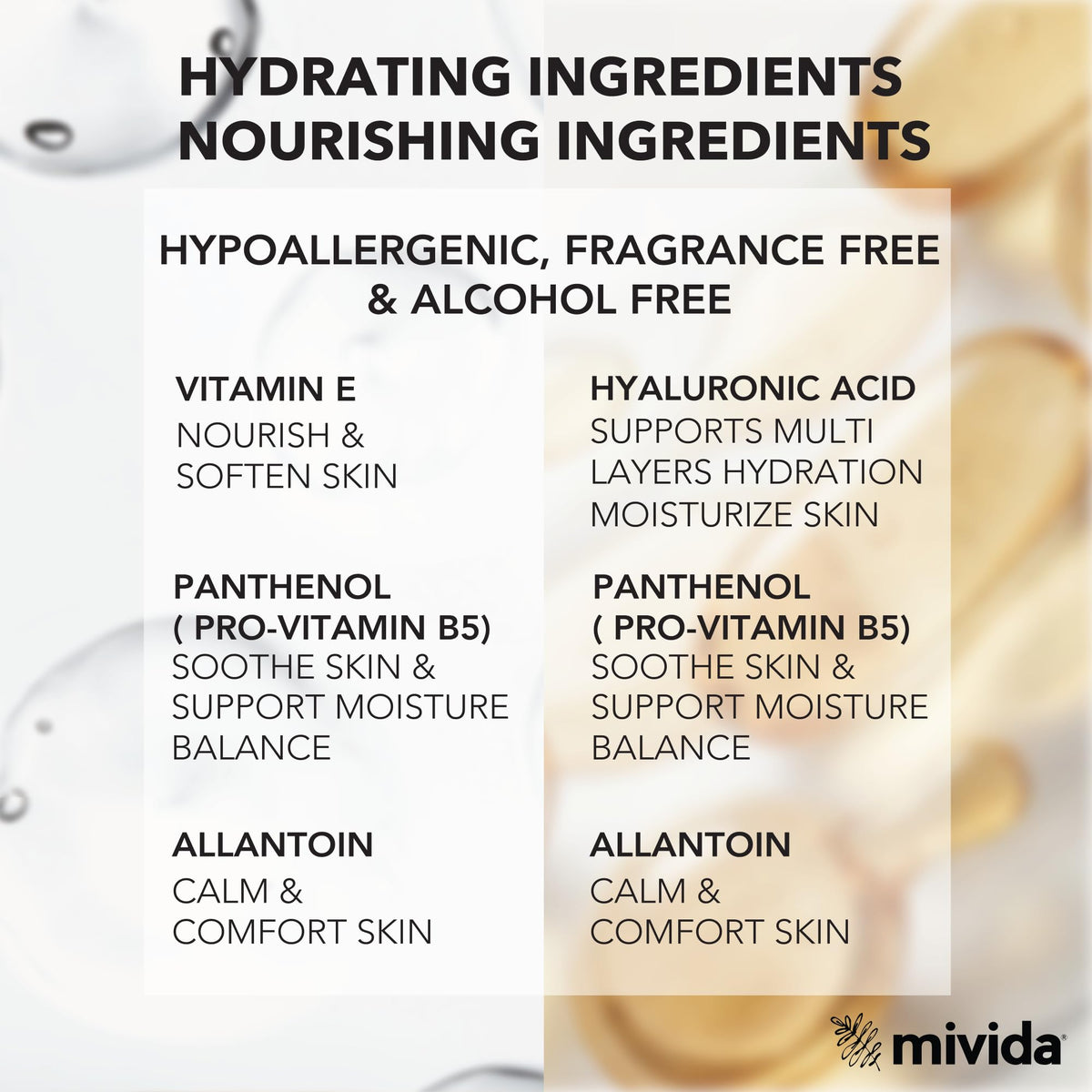 mivida wipe texture close-up soft plant-based fibers gentle on skin