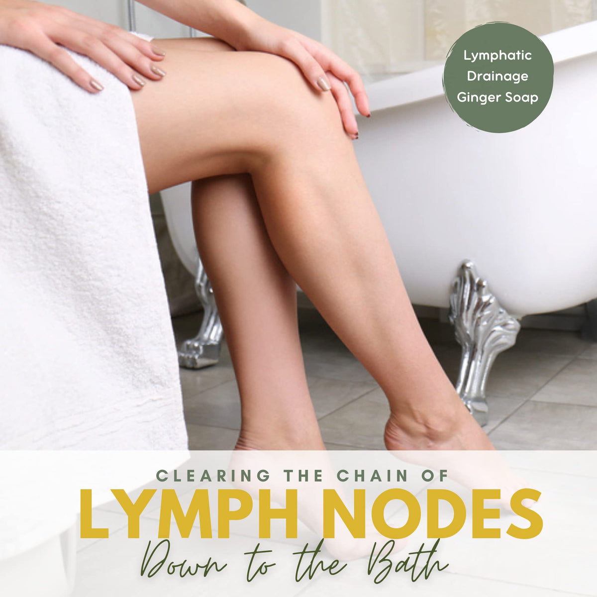 Miw Piw soap in use during shower massage to support circulation and smoother skin