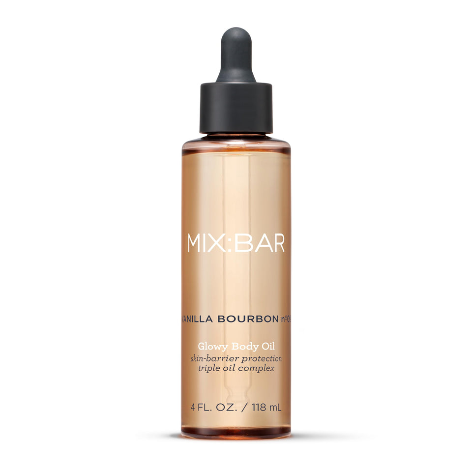 MIX:BAR front bottle shot showing sleek packaging and glowy finish