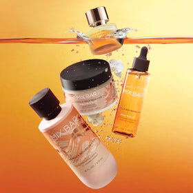 MIX:BAR bottle styled in bathroom showing everyday luxury use