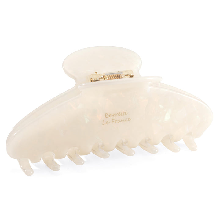 Mixcbe pink 4-inch hair claw front view showing elegant design and strong hold