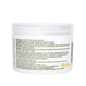 Mixed Chicks cream texture close-up highlights smooth formula for fast slip and gentle detangling