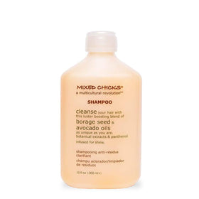 Mixed Chicks bottle front view showing gentle clarifying shampoo benefit