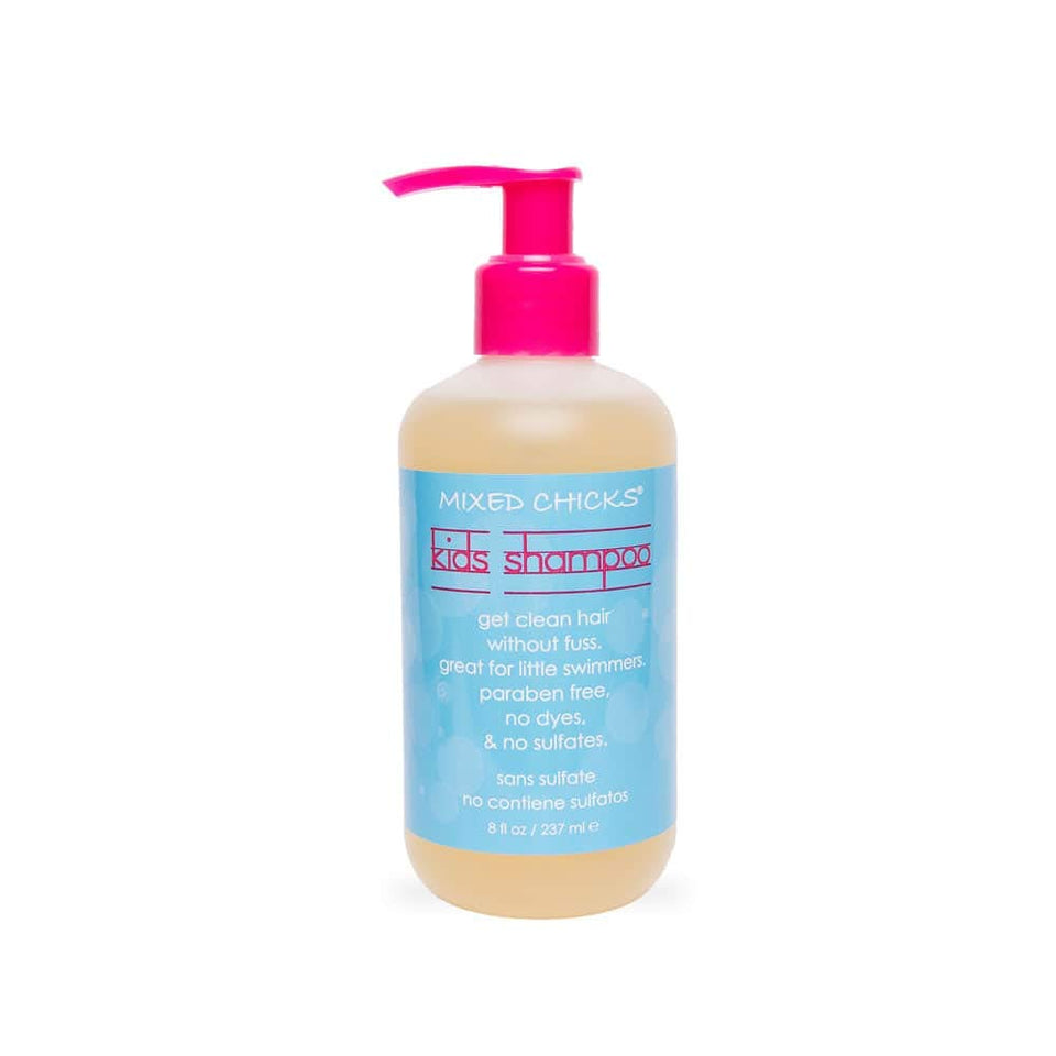 Mixed Chicks front bottle showing kid-friendly design and gentle cleansing