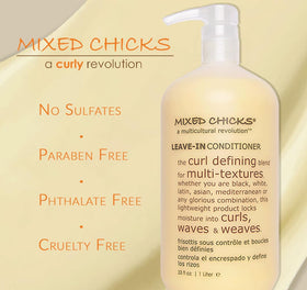 Mixed Chicks applied to hair in hand demonstrating easy detangling benefit