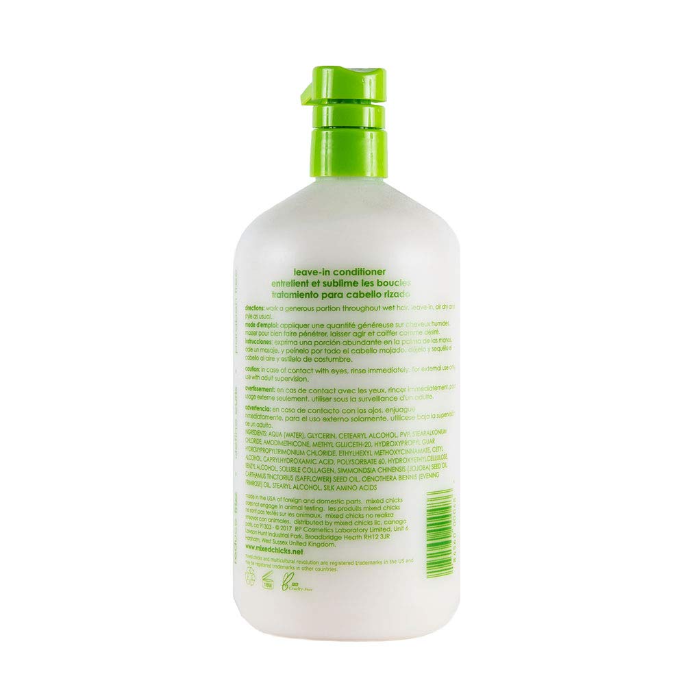 Mixed Chicks spray nozzle close-up for easy mist application benefit
