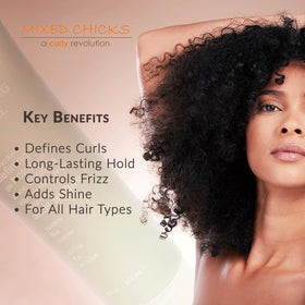 Mixed Chicks gel on palm demonstrating smooth application and even distribution