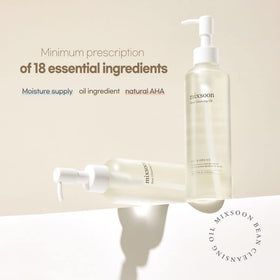 mixsoon ingredients label highlighting fermented bean extracts and no fragrance