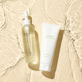 mixsoon bean cleansing oil pump and texture emulsifying easily for clean rinsing