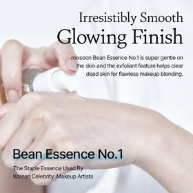 mixsoon Bean Essence pump and label close-up highlighting ingredient clarity